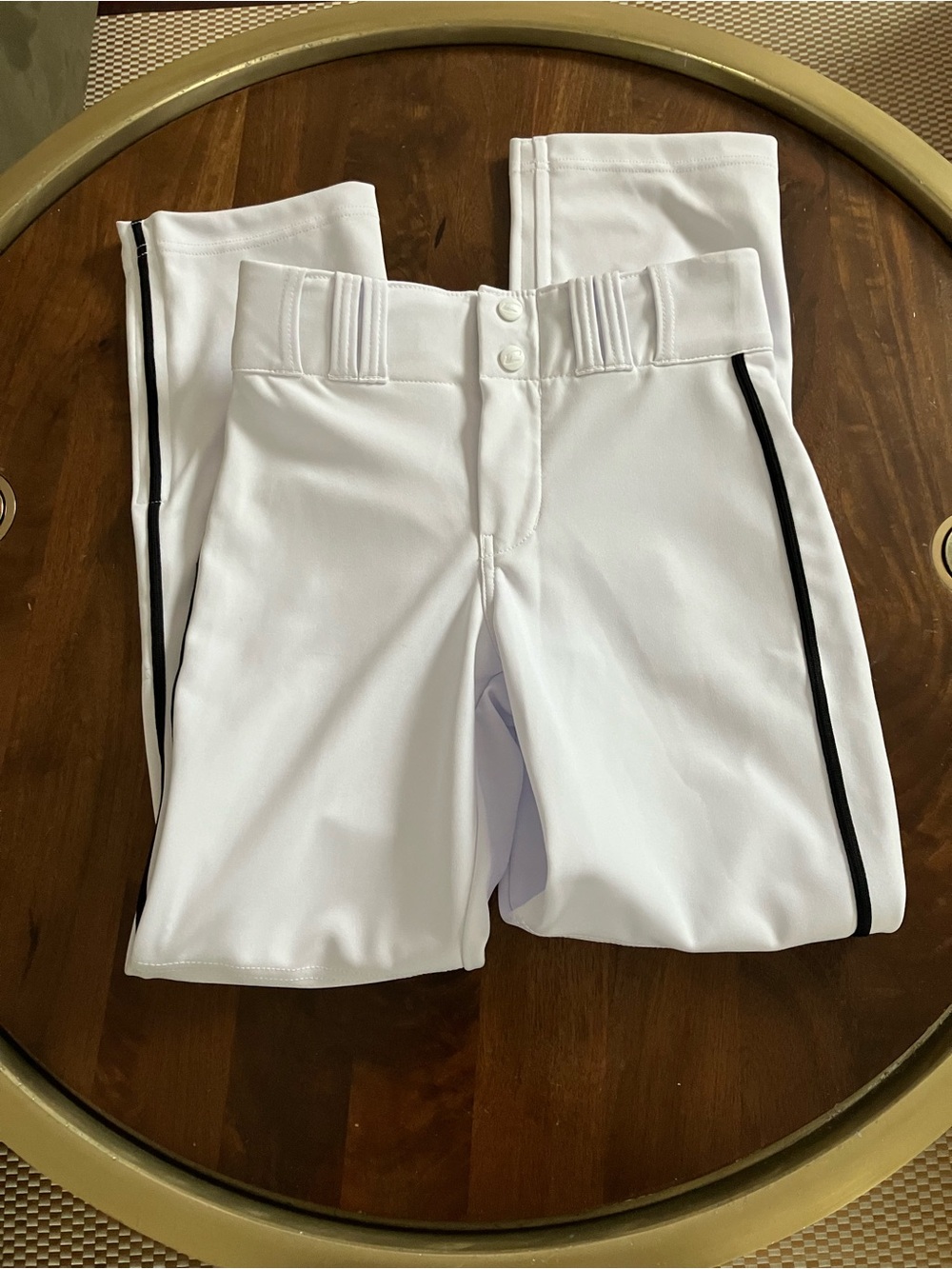 Champro Youth Medium Baseball Pants White Black NWT